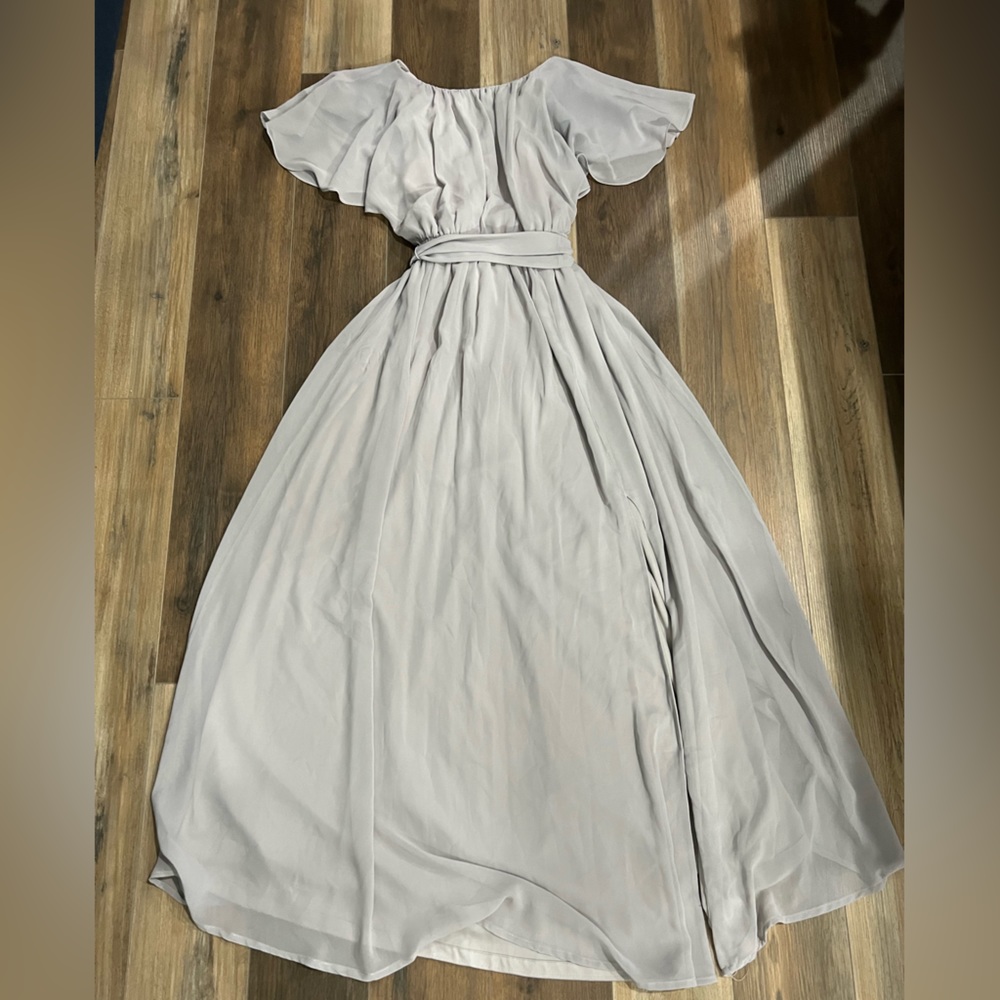 Goddiva London light gray Dress